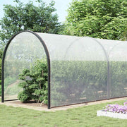 Vidaxl doorzichtig zeildoek met zeilringen 8x12 m polyethyleen - afbeelding 3