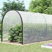 Vidaxl doorzichtig zeildoek met zeilringen 12x12 m polyethyleen - afbeelding 3