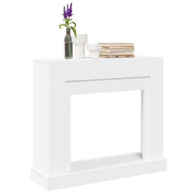 Vidaxl haardombouw 100x30x87,5 cm bewerkt hout wit