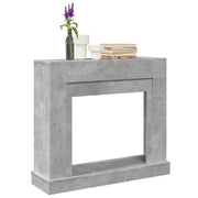 Vidaxl haardombouw 100x30x87,5 cm bewerkt hout betongrijs - afbeelding 1