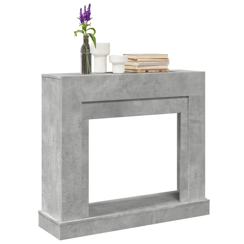 Vidaxl haardombouw 100x30x87,5 cm bewerkt hout betongrijs