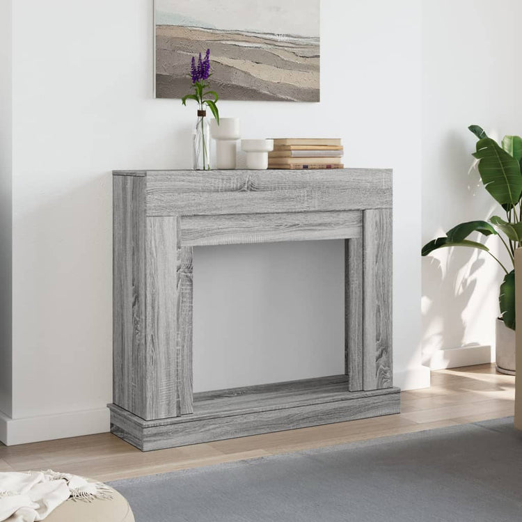 Vidaxl haardombouw 100x30x87,5 cm bewerkt hout grijs sonoma eikenkleur