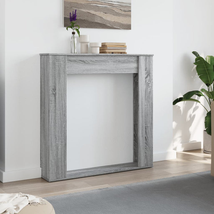 Vidaxl haardombouw 100x20x100 cm bewerkt hout grijs sonoma eikenkleur