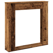 Vidaxl haardombouw 100x20x100 cm bewerkt hout oud houtkleurig - afbeelding 2