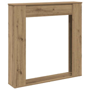 Vidaxl haardombouw 100x20x100 cm bewerkt hout artisanaal eikenkleurig - afbeelding 2