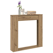 Vidaxl haardombouw 100x20x100 cm bewerkt hout artisanaal eikenkleurig - afbeelding 3