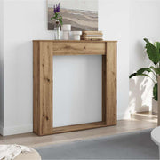 Vidaxl haardombouw 100x20x100 cm bewerkt hout artisanaal eikenkleurig - afbeelding 1