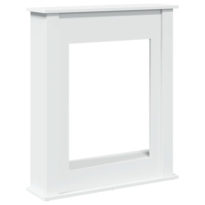 Vidaxl haardombouw 75x20x87,5 cm bewerkt hout wit