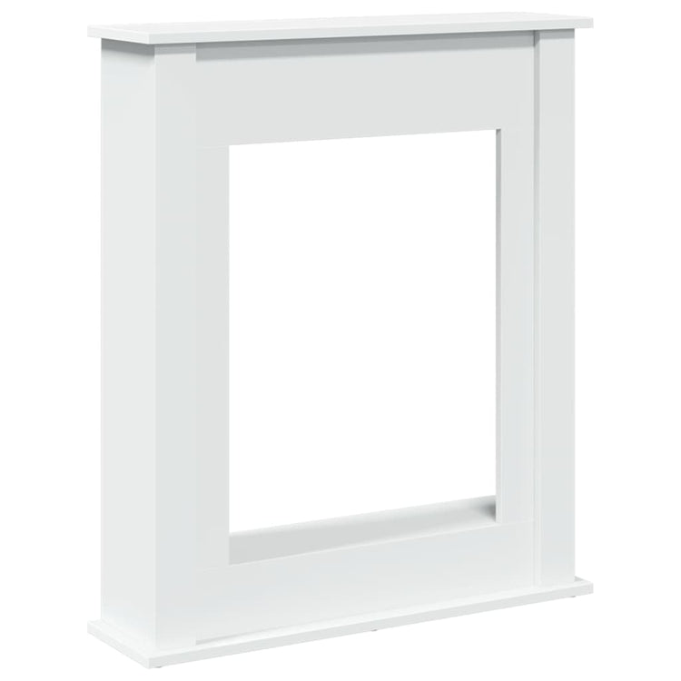 Vidaxl haardombouw 75x20x87,5 cm bewerkt hout wit