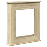 Vidaxl haardombouw 75x20x87,5 cm bewerkt hout sonoma eikenkleurig - afbeelding 2
