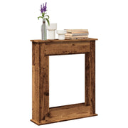 Vidaxl haardombouw 75x20x87,5 cm bewerkt hout oud houtkleurig - afbeelding 1
