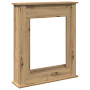 Vidaxl haardombouw 75x20x87,5 cm bewerkt hout artisanaal eikenkleurig - afbeelding 2