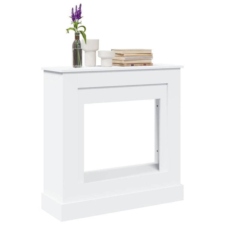 Vidaxl haardombouw 90x30x90 cm bewerkt hout wit