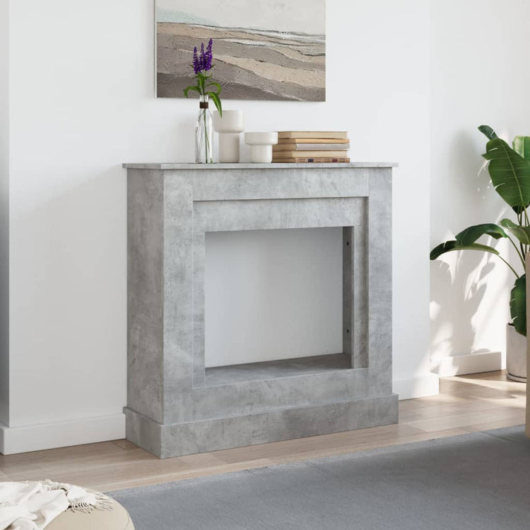 Vidaxl haardombouw 90x30x90 cm bewerkt hout betongrijs
