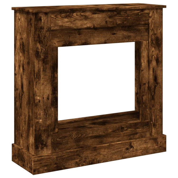 Vidaxl haardombouw 90x30x90 cm bewerkt hout gerookt eikenkleurig