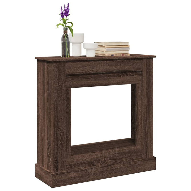 Vidaxl haardombouw 90x30x90 cm bewerkt hout bruin eikenkleurig