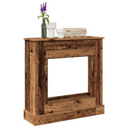 Vidaxl haardombouw 90x30x90 cm bewerkt hout oud houtkleurig - afbeelding 1