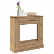 Vidaxl haardombouw 90x30x90 cm bewerkt hout artisanaal eikenkleurig - afbeelding 3