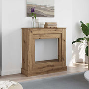 Vidaxl haardombouw 90x30x90 cm bewerkt hout artisanaal eikenkleurig - afbeelding 1