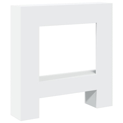 Vidaxl haardombouw 81x18x82 cm bewerkt hout wit