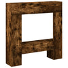 Vidaxl haardombouw 81x18x82 cm bewerkt hout gerookt eikenkleurig