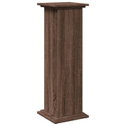 Vidaxl sokkel met opbergruimte 31x30x90 cm bewerkt hout bruin eiken - afbeelding 2