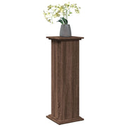 Vidaxl sokkel met opbergruimte 31x30x90 cm bewerkt hout bruin eiken - afbeelding 3