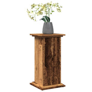 Vidaxl sokkel met opbergruimte 31x30x60 cm bewerkt hout oud houtkleur - afbeelding 3