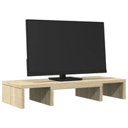 Vidaxl monitorstandaard verstelbaar 60x24x10,5 cm hout sonoma eiken - afbeelding 3