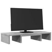Vidaxl monitorstandaard verstelbaar 60x24x10,5 cm hout betongrijs - afbeelding 3