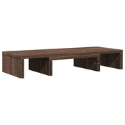 Vidaxl monitorstandaard verstelbaar 60x24x10,5 cm hout bruin eiken - afbeelding 2