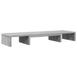Vidaxl monitorstandaard verstelbaar 80x24x10,5 cm hout grijs sonoma - afbeelding 2
