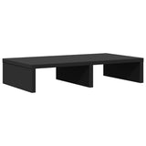 Vidaxl monitorstandaard 50x27x10 cm bewerkt hout zwart - afbeelding 2