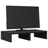 Vidaxl monitorstandaard 50x27x10 cm bewerkt hout zwart - afbeelding 3
