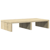 Vidaxl monitorstandaard 50x27x10 cm bewerkt hout sonoma eikenkleurig - afbeelding 2
