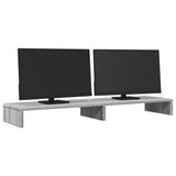 Vidaxl monitorstandaard 100x27x10 cm bewerkt hout grijs sonoma eiken - afbeelding 3