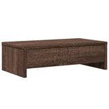 Vidaxl monitorstandaard met lades 50x27x15 cm hout bruin eikenkleurig - afbeelding 2