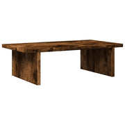 Vidaxl monitorstandaard 50x27x15 cm bewerkt hout gerookt eikenkleurig - afbeelding 2