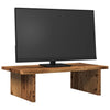 Vidaxl monitorstandaard 50x27x15 cm bewerkt hout oud houtkleurig