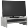 Vidaxl monitorstandaard 42x24x16 cm bewerkt hout betongrijs