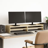 Vidaxl monitorstandaard 100x24x16 cm bewerkt hout sonoma eikenkleurig - afbeelding 1
