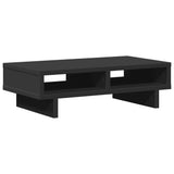 Vidaxl monitorstandaard 50x27x15 cm bewerkt hout zwart - afbeelding 2