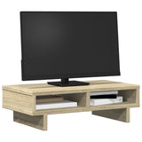 Vidaxl monitorstandaard 50x27x15 cm bewerkt hout sonoma eikenkleurig - afbeelding 3