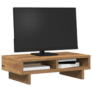 Vidaxl monitorstandaard 50x27x15 cm bewerkt hout artisanaal eikenkleur - afbeelding 3