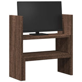 Vidaxl bureau organiser 40x17x41 cm bewerkt hout bruin eikenkleurig - afbeelding 3