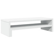 Vidaxl monitorstandaard 54x22x15 cm bewerkt hout wit - afbeelding 2