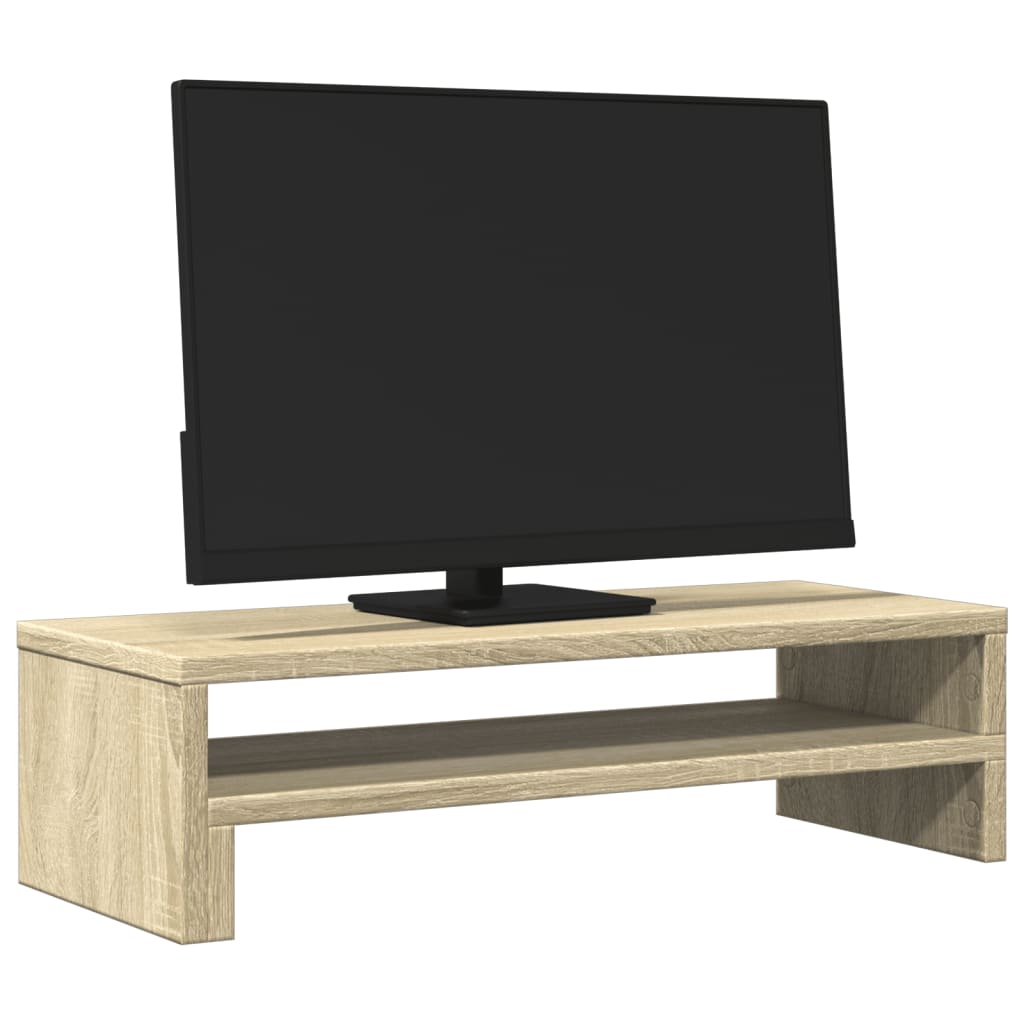 Vidaxl monitorstandaard 54x22x15 cm bewerkt hout sonoma eikenkleurig