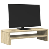 Vidaxl monitorstandaard 54x22x15 cm bewerkt hout sonoma eikenkleurig - afbeelding 3