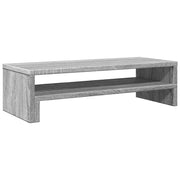 Vidaxl monitorstandaard 54x22x15 cm bewerkt hout grijs sonoma eiken - afbeelding 2