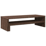 Vidaxl monitorstandaard 54x22x15 cm bewerkt hout bruin eikenkleurig - afbeelding 2